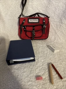 American Girl Molly Schulranzen und Zubehör angenehme Komp 1994 nicht vollständig - Bild 1 von 9