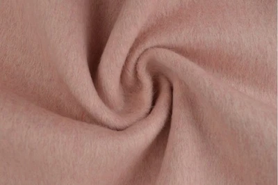1m 80% Wool Premium Wool Cloak Fabric 600gsm Pale Pastel Pink Dressmaking 59" - Image 1 of 2