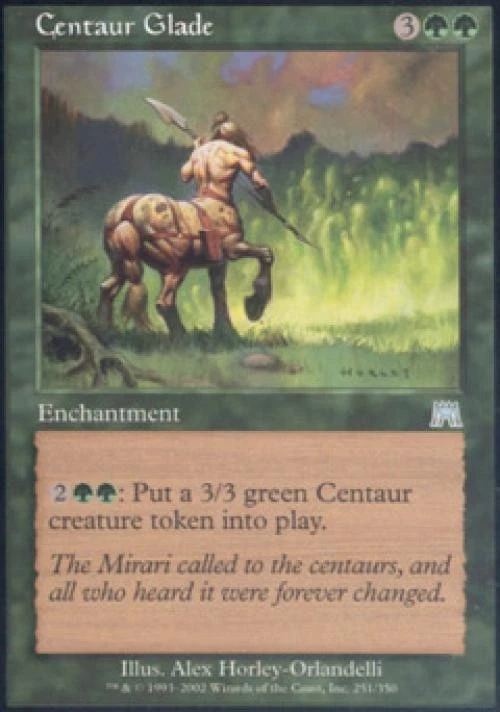 Centaur Glade -Foil Light Play MTG Onslaught - Image 1 of 1