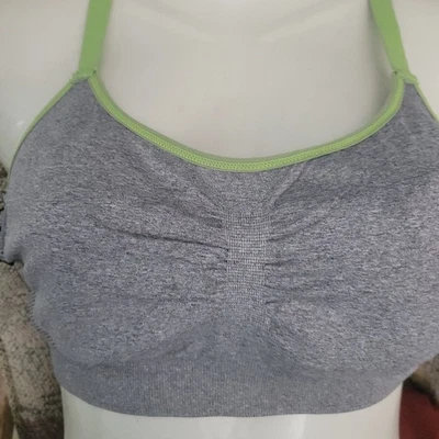 Sutiã esportivo Reebok Racerback removível acolchoado médio - Imagem 1 de 4