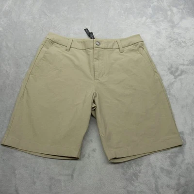 Pantalones Cortos Lululemon Commission Para Hombre 31 Beige Informal Golf Elastizados Atletismo 9" Foto 1 de 4
