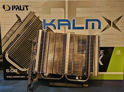 Palit KalmX GeForce RTX 3050 6GB GDDR6 Gaming Graphics Card - Image 1 of 4