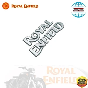 Royal Enfield sticker fuel tanks es chrome satin for new classic 350 RAK00223/A - Picture 1 of 4