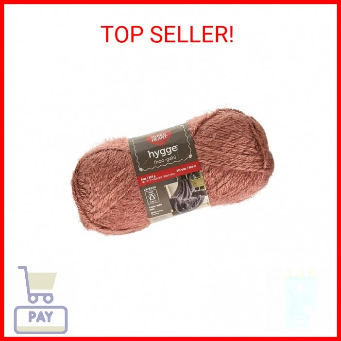Red Heart E881.8319 Hygge Yarn 8oz Rust