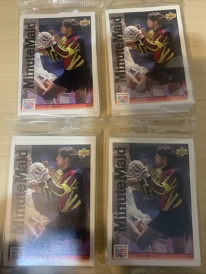 1994 Upper Deck Conjuntos da Copa do Mundo LOTE DE 4 Conjuntos Selados de Fábrica Minute Maid! - Imagem 1 de 4