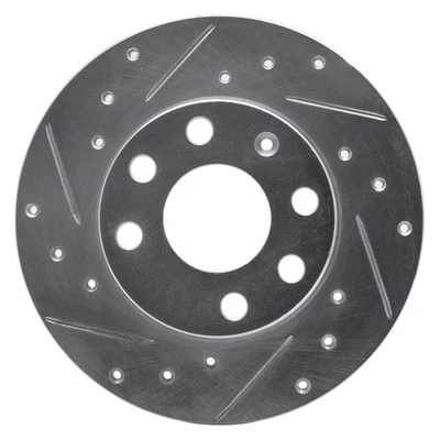 For Pontiac LeMans 88-89 Brake Rotor DFC Premium Drilled & Slotted Front Driver - Image 1 of 4