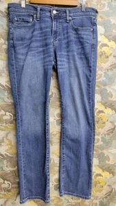 Abercrombie & Fitch Jeans Mens 31x30 Blue Vintage Stretch Straight Denim PF-5613 - Picture 1 of 13