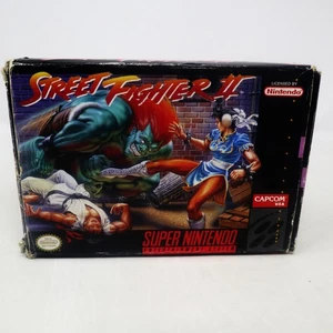 VINTAGE SUPER NINTENDO ENTERTAINMENT SYSTEM SNES STREET FIGHTER II GAME NTSC - Picture 1 of 10