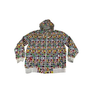 LRG Hooded Jacket Port of Monaco Size 2XL Multicoloured Lifted Research Group - Picture 1 of 20