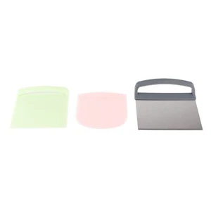 Cortador de masa seguro para masa multipropósito raspador de masa grado alimenticio 3 piezas - Imagen 1 de 22