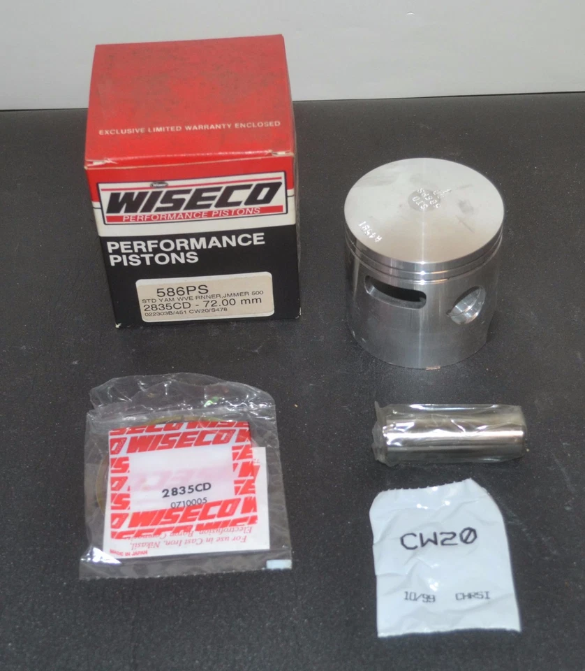 WISECO 586M07200 586PS PISTÓN FORJADO YAMAHA WAVE RUNNER JAMMER 500 PWC 72mm STD Foto 1 de 1