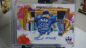 BRENDAN McKAY 2020 Diamond King Quad Patch AUTOGRAPH /25 RC Tampa Bay Rays Auto - Picture 1 of 7