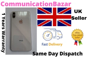 Apple iPhone X 64GB Silver Pristine Condition Unlocked A+++ - Afbeelding 1 van 4