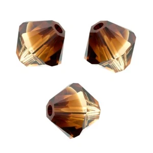 10 Perles Toupies 6mm  Swarovski TOPAZ BLEND  5328 XILION - Nouveauté - Picture 1 of 1