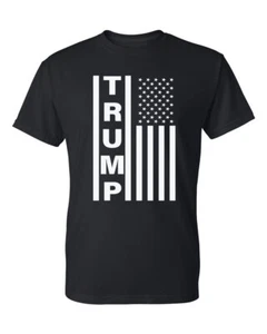 Maglietta Trump Bandiera USA MAGA 2024 Elezioni Repubblicane KAG Politica Uomo T-shirt - Foto 1 di 14