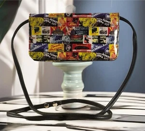 RELIQUIA Películas de Hollywood Estilo Retro Bandolera Bolso Pequeño Cartera Bolso de Mano Bolsillos Usado en Excelente Condición - Imagen 1 de 5