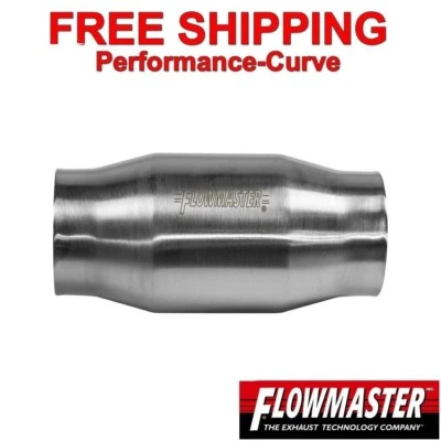 3" Flowmaster Cat Converter High Flow Stainless Metallic 200 Cell 2000130 - Image 1 of 4