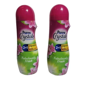 PUREX Crystals In-Wash Laundry Fragrance Booster Fabulously FRESH 2 x 21 oz - Picture 1 of 4