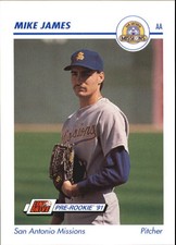 1991 Line Drive AA #536 Mike James