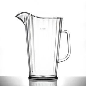 Elite 4 Pint Polycarbonate Jug LCE at 80oz / 2.5ltr Pack of 2 - Picture 1 of 1
