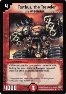Juego de cartas coleccionables Duel Masters - Criatura - Rothus, el viajero - DM01 - 85/110 - Inglés - Imagen 1 de 2