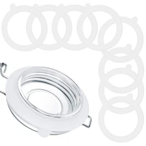 8 Pezzi Guarnizioni per Barattoli Silicone 3,75 Pollici Guarnizioni in Gomma Antiperdite Guarnizioni per Barattoli da Muratore - Foto 1 di 7