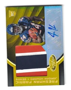 2016 CERTIFIED JORDAN HOWARD FRESHMAN FABRIC RC 3 COLOR PATCH AUTO 17/25 - Picture 1 of 2