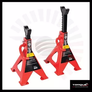Aunger Red Car Axle Stands PAIR 4000kg TO4000CS - Picture 1 of 3