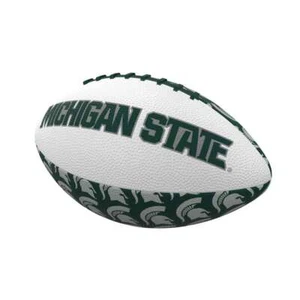 Michigan State Spartans Mini Rubber Repeating Football - Picture 1 of 1