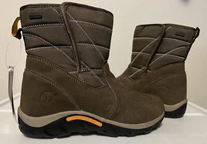 Merrell Jungle Moc Quilted Boots Opti Warm 200 Gram Insulation Kids US 5 Brown - Picture 1 of 10