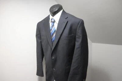 Chaps Ralph Lauren Wool Striped 2 Piece Suit Pants Jacket Mens Sz 38 x 30 42 S - Image 1 of 4