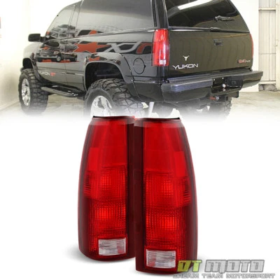 1988-1998 Chevy C10 Silverado Suburban Tahoe Yukon Blazer Tail Lights Left+Right - Image 1 of 4