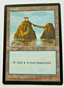 Magic The Gathering - Island Card (APAC Blue) - Promotional - Picture 1 of 2
