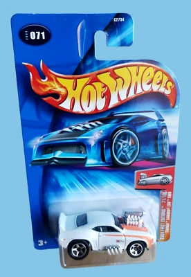Hot Wheels  'TOONED' CAMARO Z28 1969  White 2004 First Editions #71/100 1:64 MOC - Image 1 of 4