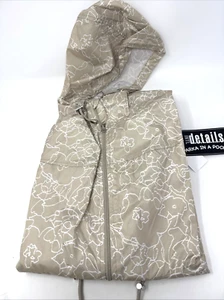 NWT INTL DETAILS Parka in a Pocket Full Zip Hooded Windbreaker Jacket Womens XL - Imagen 1 de 5