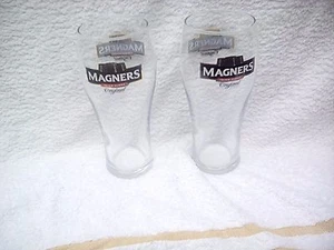 TWO MAGNERS PINT GLASSES GOVT STAMPED - Picture 1 of 1