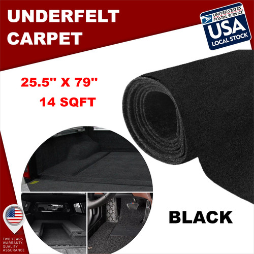1.3㎡ Black Car speaker Underfelt carpet Fabric Underlay Floor Cabin