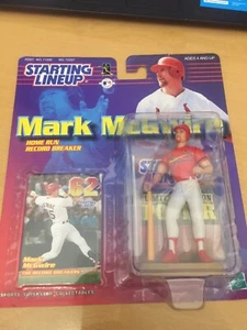 Figura de acción SLU Starting Lineup 1999 MARK McGWIRE HR Record Breaker 62 nuevo en paquete - Imagen 1 de 2