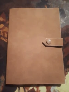 Beautiful brown textured notebook / journal - lined pages - Picture 1 of 4