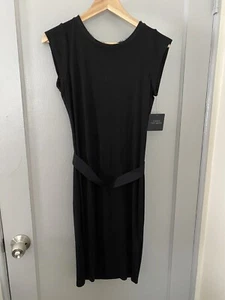Robert Rodriguez einfarbig schwarz ärmelloses Bodycon-Kleid Gr. 8 neu mit Etikett - Bild 1 von 6