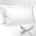 Comfortable Soft White Duck Feather Back Support Standard Pillows Pack - Cotton