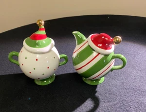 Set zucchero/crema menta piperita diamanti dicembre - Foto 1 di 3