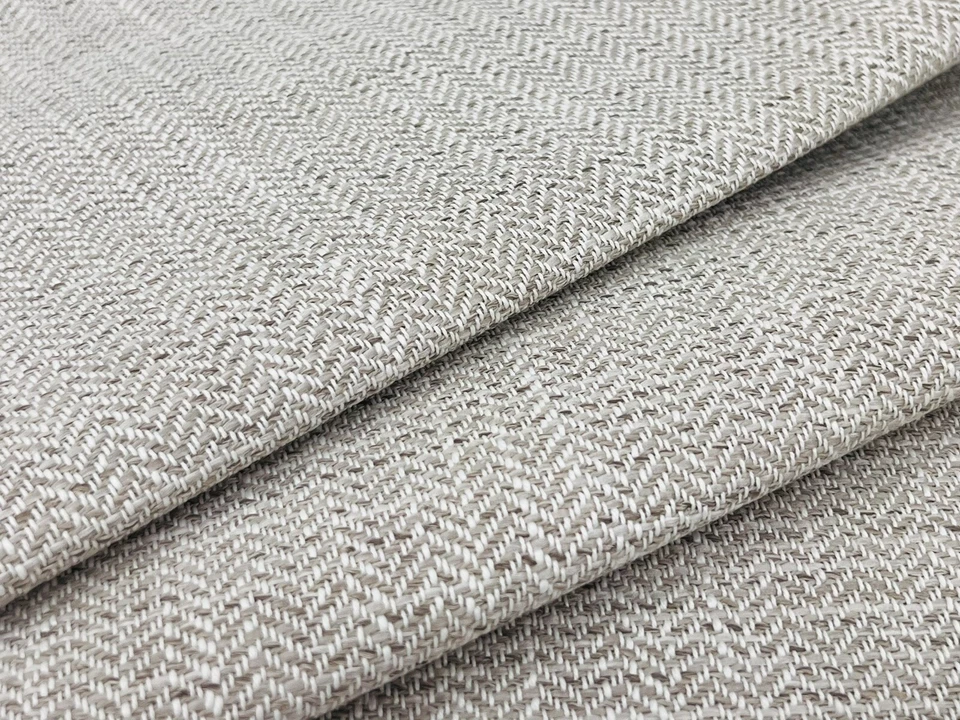 Thibaut Crypton Herringbone Uphol Fabric- Ashbourne Tweed / Linen 4.50 Yd W80607