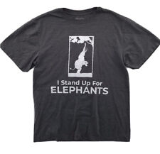 Stand Up For Elephants T Shirt Mens Large Zambezi Elephant Fund Gray