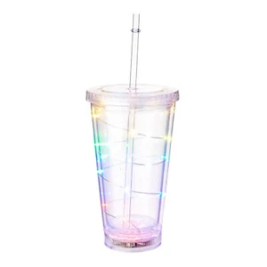 Ultra 2 LED Blinkbrille Aufleuchten Trinken Becher Tasse Mehrfarbig Spaß Party - Bild 1 von 12