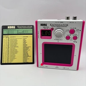 KORG KAOSSILATOR Limited Edition Pink Tested Used Japan - Picture 1 of 9