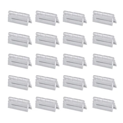  10 pezzi di cerniera trasparente della cerniera acrilica adatta alla porta - Immagine 1 di 4