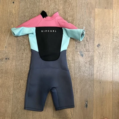 RIP CURL JUNIORS OMEGA BZ SPRING SHORT SLEEVE SPRING SUIT - SIZE 14-WITH TAGS - Image 1 of 4