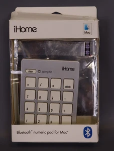 iHome IMACA201W 3.0 Slim Numeric Pad Bluetooth Keypad for Mac - Silver - Picture 1 of 3