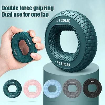 Hand Grip Strengthener Ring Forearm Wrist Finger Exerciser Carpal Expander - Bild 1 von 4